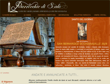 Tablet Screenshot of parrocchiadisalo.it